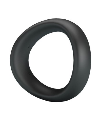 CRAZY BULL - VALEN ANILLO PARA PENE ERGONÓMICO SILICONA NEGRO