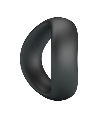 CRAZY BULL - VALEN ANILLO PARA PENE ERGONÓMICO SILICONA NEGRO