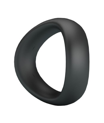CRAZY BULL - VALEN ANILLO PARA PENE ERGONÓMICO SILICONA NEGRO