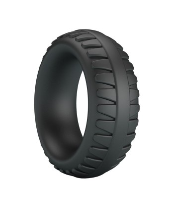 CRAZY BULL - MERRITT ANILLO PARA PENE TEXTURIZADO SILICONA NEGRO