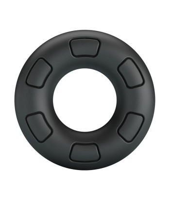 CRAZY BULL - BERTRAM ANILLO PARA PENE SUPER SOFT SILICONA NEGRO