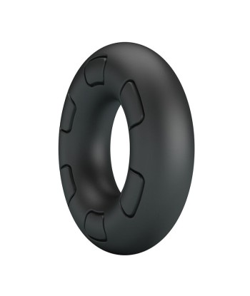 CRAZY BULL - BERTRAM ANILLO PARA PENE SUPER SOFT SILICONA NEGRO