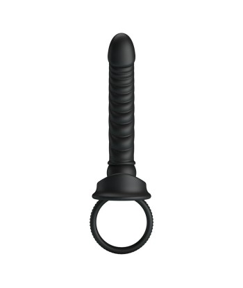 PRETTY LOVE - MERRITT VIBRADOR ANAL CON ANILLO Y VIBRACIÓN NEGRO
