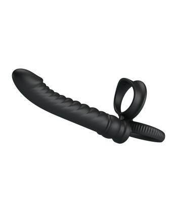 PRETTY LOVE - MERRITT VIBRADOR ANAL CON ANILLO Y VIBRACIÓN NEGRO
