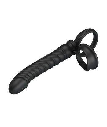 PRETTY LOVE - MERRITT VIBRADOR ANAL CON ANILLO Y VIBRACIÓN NEGRO