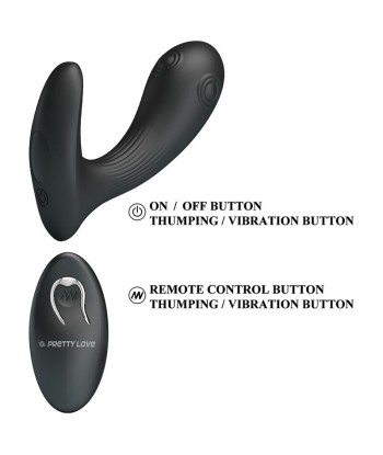 PRETTY LOVE - MIRABELLE VIBRADOR PROSTÁTICO CON CONTROL REMOTO