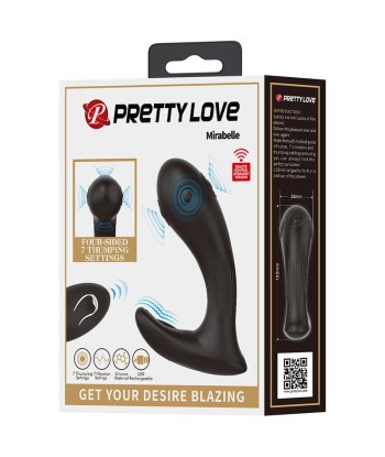 PRETTY LOVE - MIRABELLE VIBRADOR PROSTÁTICO CON CONTROL REMOTO