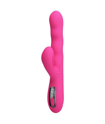 PRETTY LOVE - WINTERS VIBRADOR RABBIT MULTIFUNCIÓN CON PANTALLA LED ROSA