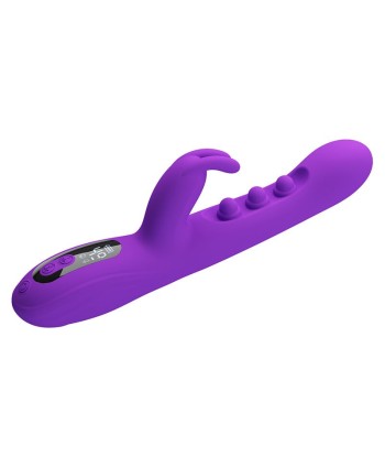 PRETTY LOVE - SABIEN VIBRADOR RABBIT CON ESTIMULACIÓN POR GOLPETEOS Y LED MORADO