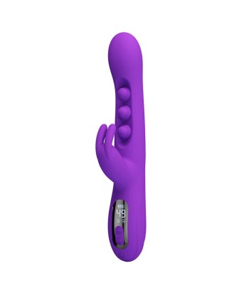 PRETTY LOVE - SABIEN VIBRADOR RABBIT CON ESTIMULACIÓN POR GOLPETEOS Y LED MORADO