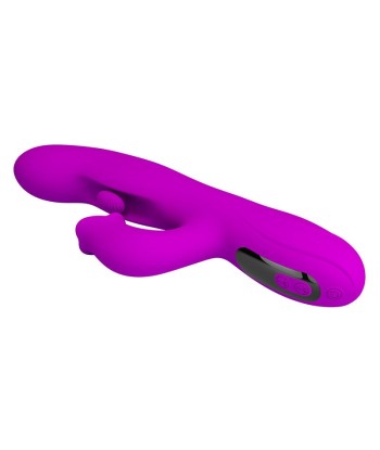 PRETTY LOVE - YALANDA VIBRADOR RABBIT OSCILANTE CON PANTALLA LED MORADO