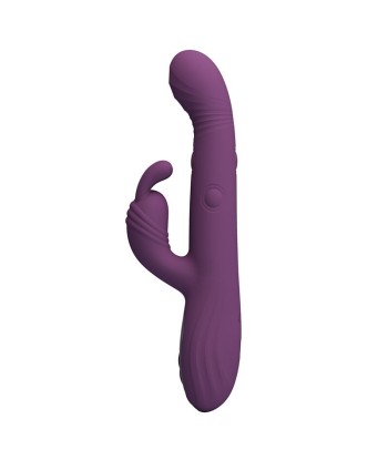 PRETTY LOVE - DEE VIBRADOR RABBIT MULTIFUNCIÓN OSCILANTE Y PERCUTOR MORADO