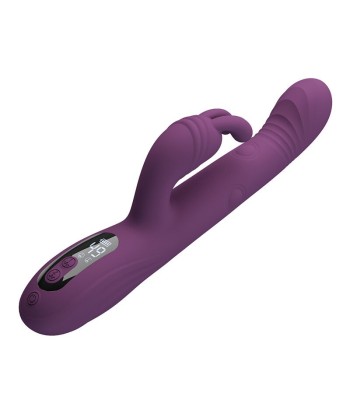 PRETTY LOVE - DEE VIBRADOR RABBIT MULTIFUNCIÓN OSCILANTE Y PERCUTOR MORADO