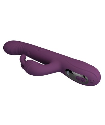 PRETTY LOVE - DEE VIBRADOR RABBIT MULTIFUNCIÓN OSCILANTE Y PERCUTOR MORADO