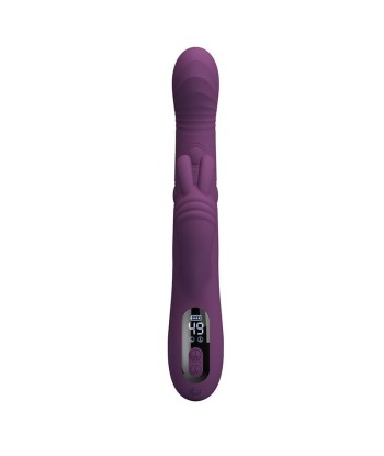 PRETTY LOVE - DEE VIBRADOR RABBIT MULTIFUNCIÓN OSCILANTE Y PERCUTOR MORADO