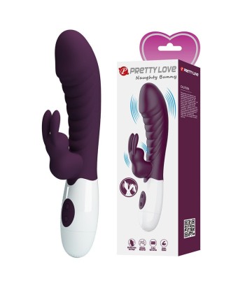 PRETTY LOVE - NAUGHTY BUNNY VIBRADOR RABBIT 30 FUNCIONES MORADO