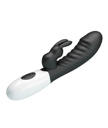 PRETTY LOVE - NAUGHTY BUNNY VIBRADOR RABBIT 30 FUNCIONES NEGRO