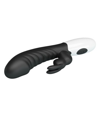 PRETTY LOVE - NAUGHTY BUNNY VIBRADOR RABBIT 30 FUNCIONES NEGRO