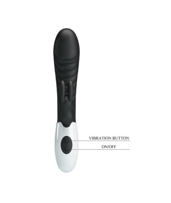 PRETTY LOVE - NAUGHTY BUNNY VIBRADOR RABBIT 30 FUNCIONES NEGRO