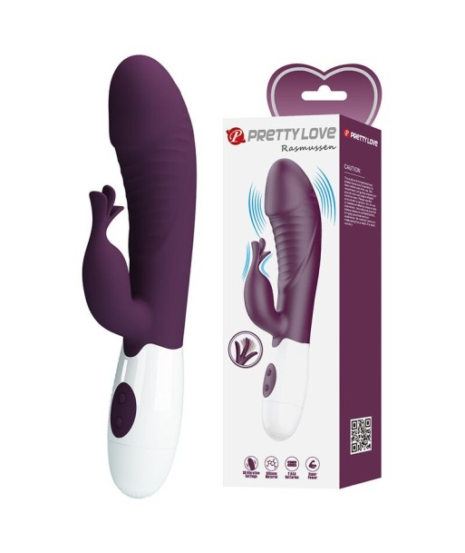 PRETTY LOVE - ROGUE MUSE VIBRADOR RABBIT 30 FUNCIONES MORADO