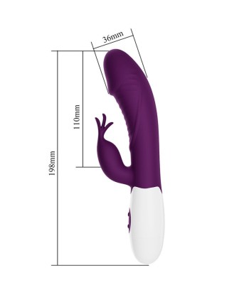 PRETTY LOVE - ROGUE MUSE VIBRADOR RABBIT 30 FUNCIONES MORADO