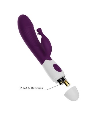 PRETTY LOVE - ROGUE MUSE VIBRADOR RABBIT 30 FUNCIONES MORADO