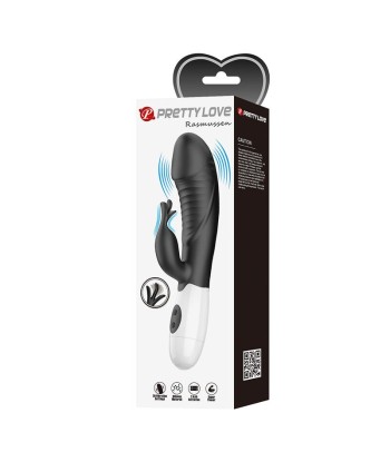 PRETTY LOVE - RASMUSSEN VIBRADOR RABBIT 30 FUNCIONES NEGRO
