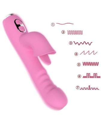 NALONE - T-MAY VIBRADOR RABBIT CON EMPUJE Y MOVIMIENTO OSCILANTE