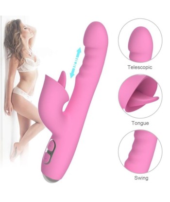 NALONE - T-MAY VIBRADOR RABBIT CON EMPUJE Y MOVIMIENTO OSCILANTE
