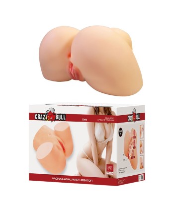 CRAZY BULL - LIORA MASTURBADOR VAGINAL Y ANAL DOBLE XXL