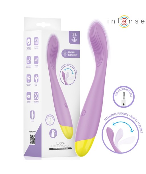 INTENSE - LUCCA G-POINT ESTIMULADOR FLEXIBLE RECARGABLE USB