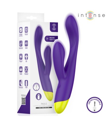 INTENSE - PAOLO ESTIMULADOR RABBIT RECARGABLE PARA PUNTO G Y CLÍTORIS