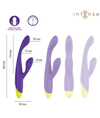 INTENSE - PAOLO ESTIMULADOR RABBIT RECARGABLE PARA PUNTO G Y CLÍTORIS