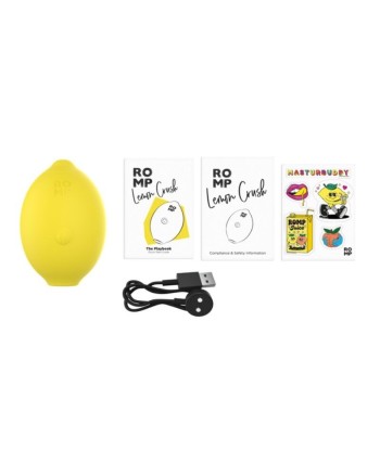 ROMP - LEMON CRUSH ESTIMULADOR DE CLÍTORIS POR ONDAS DE PRESIÓN AMARILLO