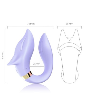 ARMONY - FOX VIBRADOR PAREJAS CONTROL REMOTO VIOLETA