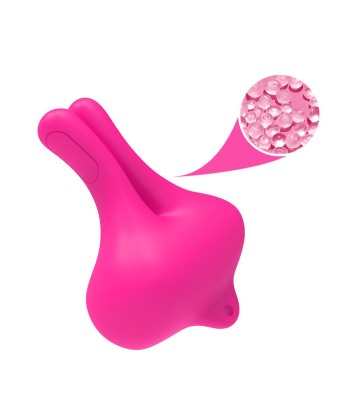 ARMONY - PINZAS PARA PEZONES MAGNÉTICA CON VIBRACIÓN FORMA CONEJO ROSA