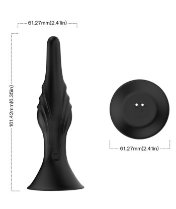 ARMONY - VIBRADOR and PLUG ANAL CONTROL REMOTO NEGRO
