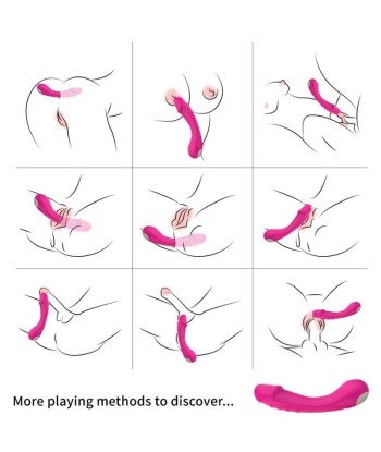 ARMONY - DILDO VIBRADOR PUNTO G SILICONA FUCSIA