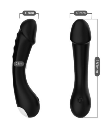 ARMONY - DILDO VIBRADOR PUNTO G SILICONA NEGRO