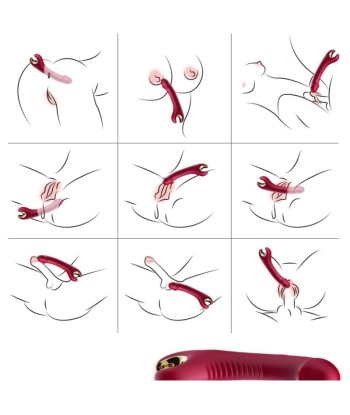 ARMONY - PRINCE DILDO VIBRADOR and ROTADOR ROJO