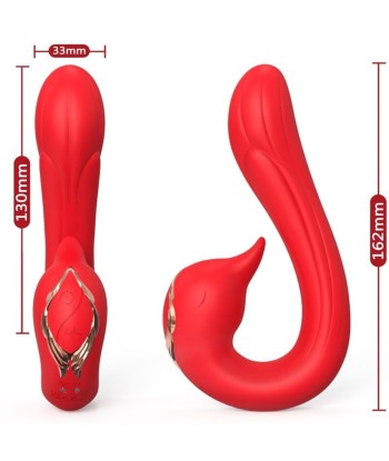 ARMONY - DELFIN VIBRADOR MULTIPOSICION and EFECTO CALOR ROJO