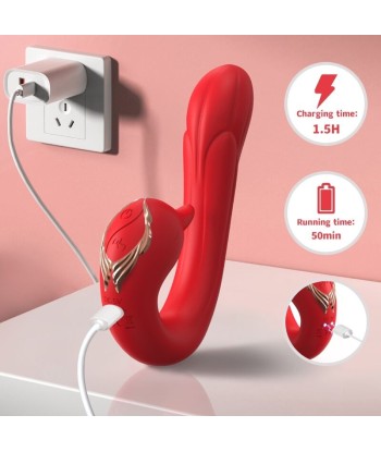 ARMONY - DELFIN VIBRADOR MULTIPOSICION and EFECTO CALOR ROJO