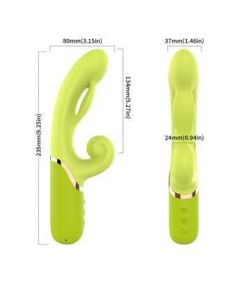 ARMONY - VIBRADOR ESTIMULADOR PUNTO A INFLABLE VERDE