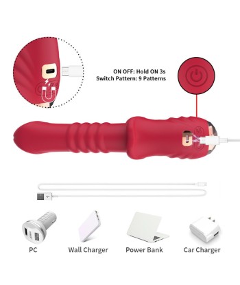 ARMONY - DILDO VIBRADOR ESTIMULADOR PUNTO A ROJO