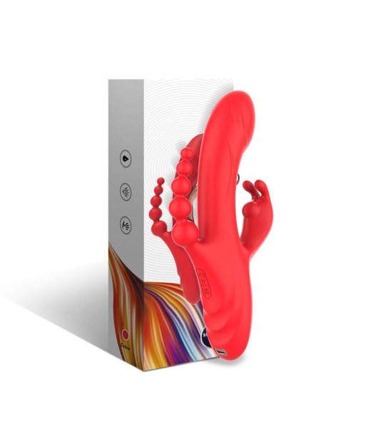 ARMONY - VIBRADOR ESTIMULADOR PUNTO G Y CLÍTORIS ROJO