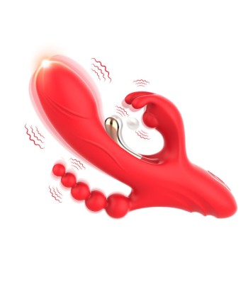 ARMONY - VIBRADOR ESTIMULADOR PUNTO G Y CLÍTORIS ROJO