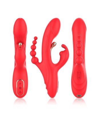 ARMONY - VIBRADOR ESTIMULADOR PUNTO G Y CLÍTORIS ROJO