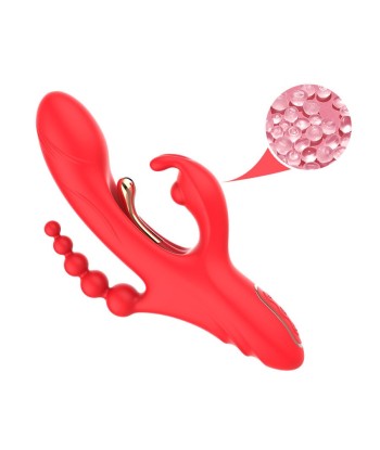 ARMONY - VIBRADOR ESTIMULADOR PUNTO G Y CLÍTORIS ROJO