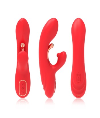ARMONY - VIBRADOR ESTIMULADOR PUNTO G Y CLÍTORIS CON LENGUA OSCILANTE ROJO