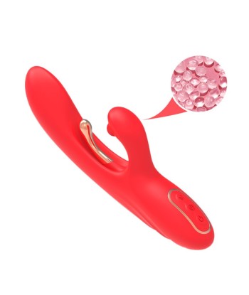 ARMONY - VIBRADOR ESTIMULADOR PUNTO G Y CLÍTORIS CON LENGUA OSCILANTE ROJO